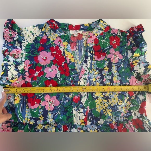 NWT Entro Lillian Floral Print Ruffle Sleeve Dress Size 1XL - Picture 7 of 11